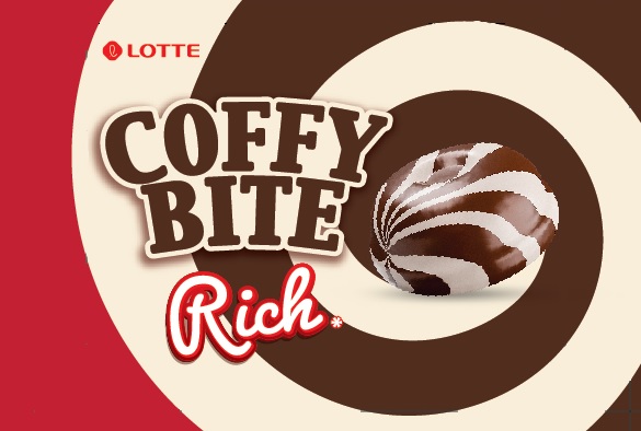 Lotte Coffy Bite Rich Label Device mark 5796580 Trademark