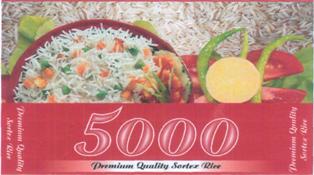 5000 Premium Quality Sorter Rice Device mark 5811839 Trademark