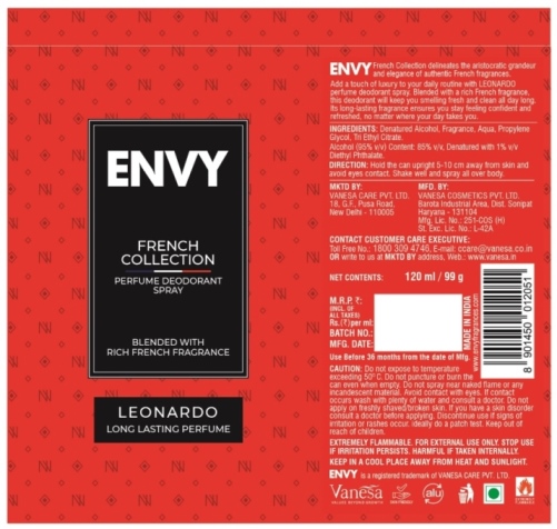 Envy Leonardo Device mark 5817937 Trademark