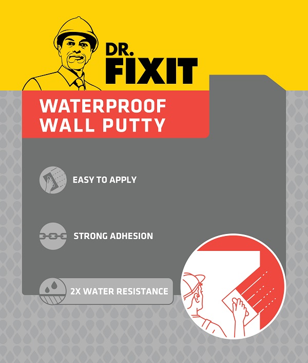 Dr. Fixit Waterproof Wall Putty (label) Device mark 5818399 Trademark