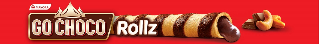 Mayora Go Choco Rollz And Devices (label) Device mark 5833681 Trademark