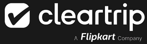 Cleartrip - A Flipkart Company (logo And Device With Black Back Ground ) Device mark 5838609 Trademark