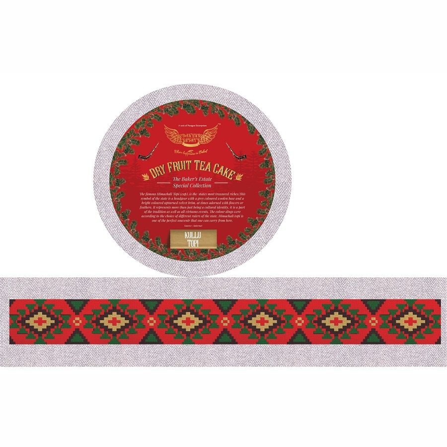 "kullu Topi Dry Fruit Tea Cake". Device mark 5842779 Trademark