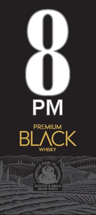8pm Premium Black Whisky (label) Device mark 5845792 Trademark