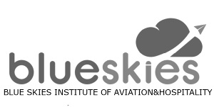 Blue Skies Institute Of Aviation & Hospitality (with Device) Device mark 5849688 Trademark