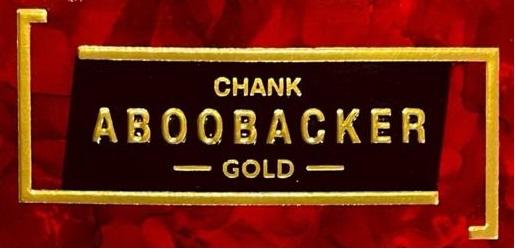 Chank Aboobacker Gold Device mark 5850017 Trademark