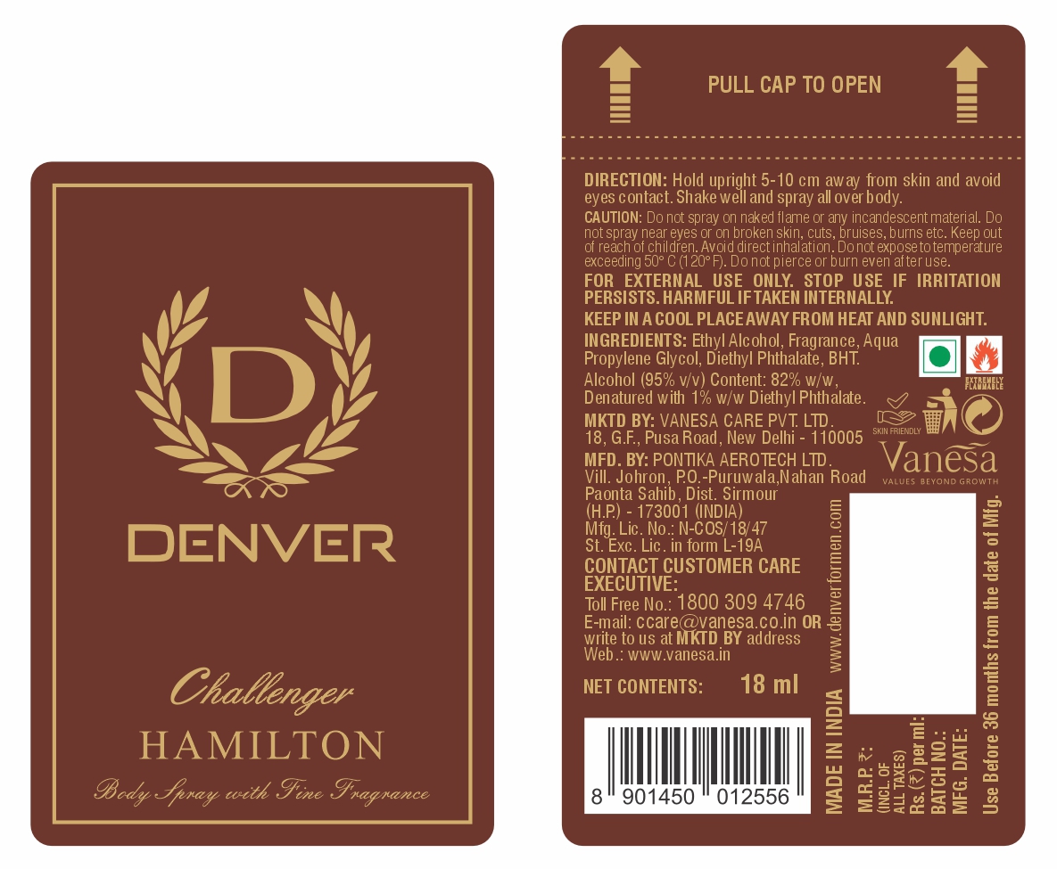 Denver Hamilton Challenger Device mark 5850779 Trademark