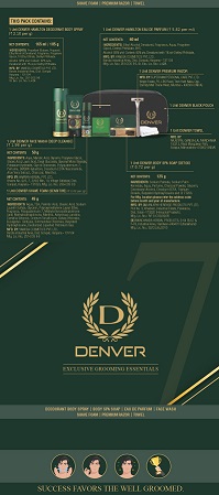 Denver Exclusive Grooming Essentials Device mark 5850795 Trademark