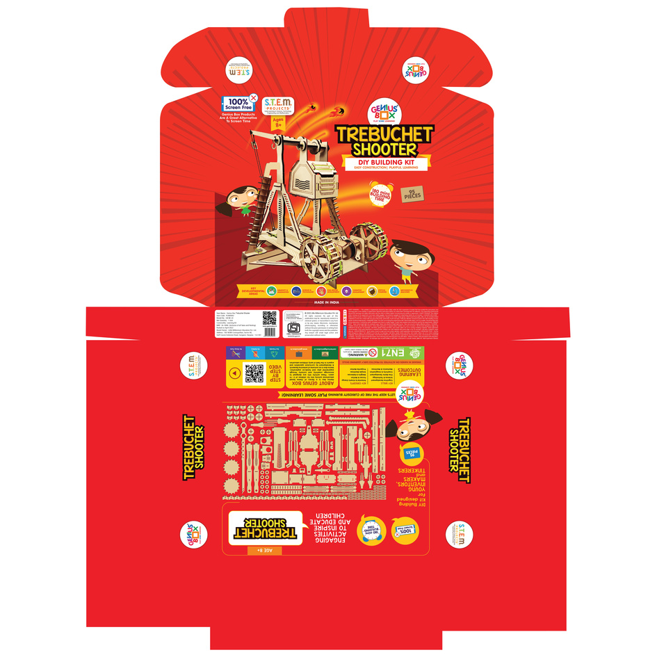 Genius Box Trebuchet Shooter (label) Device mark 5857019 Trademark