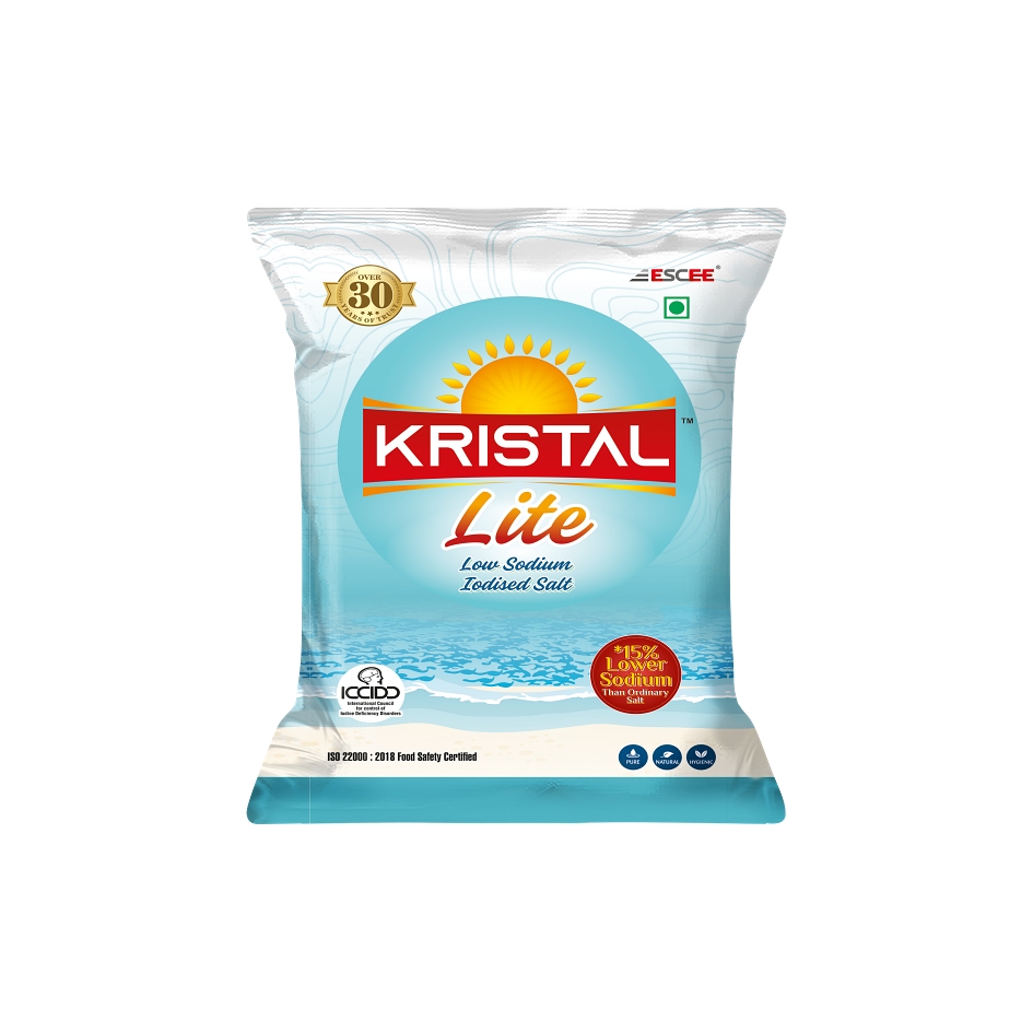 Kristal Lite Low Sodium Iodised Salt Device mark 5857232 Trademark
