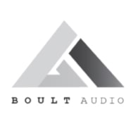 Device Of Graphical Illustration Of Triangle Artistically Depicting Letters B & A And Boult Audio In Grayscale Gradient Device mark 5859248 Trademark