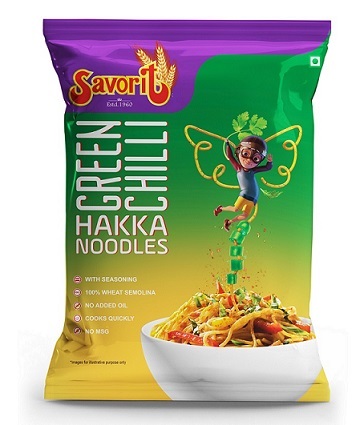 Savorit Green Chilli Hakka Noodles Device mark 5861208 Trademark