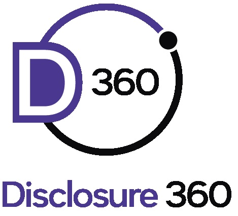 Disclosure 360 With Logo Of D 360 Device mark 5862608 Trademark