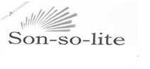 Son-so-lite (with Device) Device mark 5864422 Trademark
