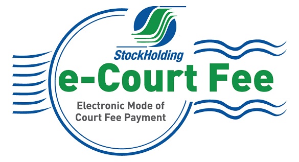 Stockholding E-court Fee Logo Device mark 5870877 Trademark