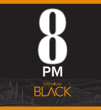 8pm Premium Black (label) Device mark 5876378 Trademark