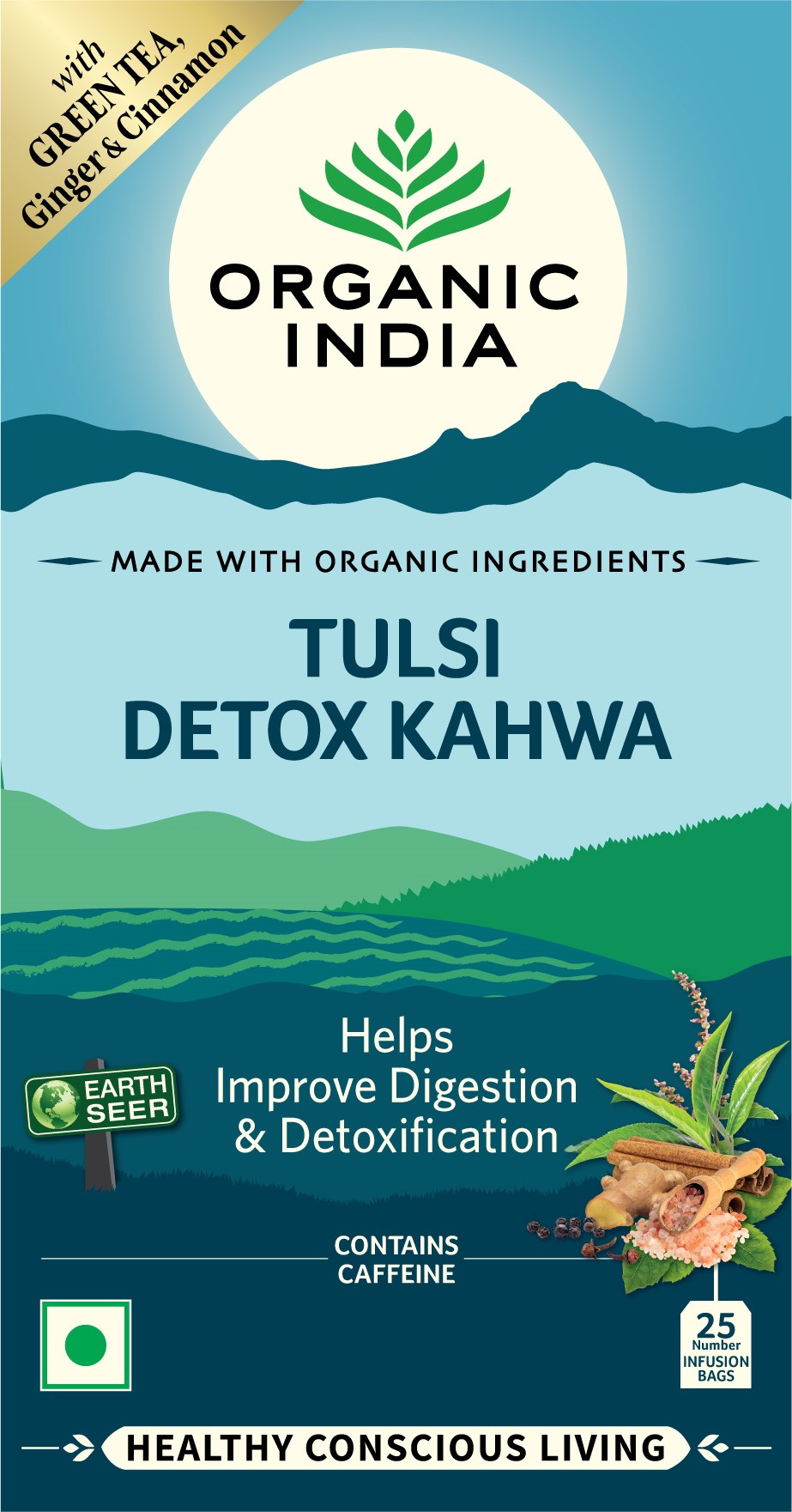 Organic India Tulsi Detox Kahwa Device mark 5883721 Trademark