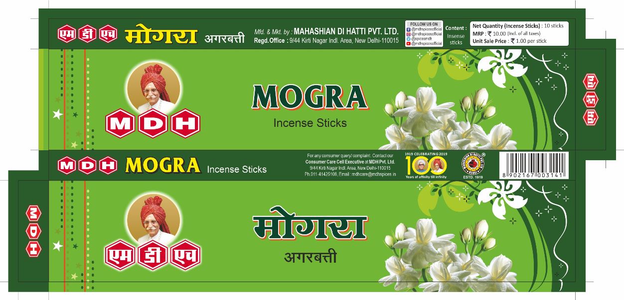 Mdh Mogra Agarbatti Device mark 5884160 Trademark