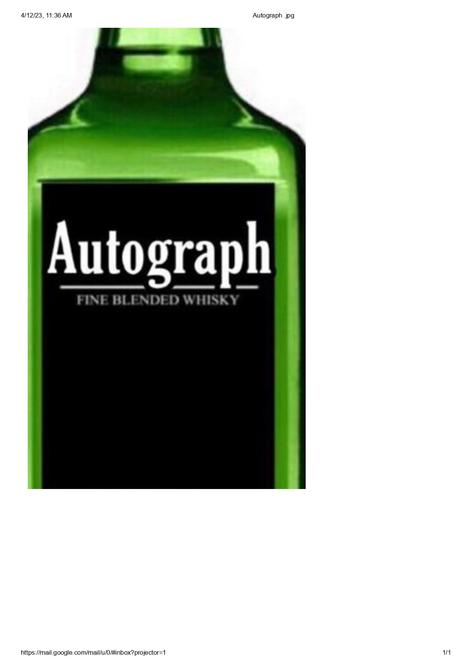 Autograph Device mark 5892587 Trademark