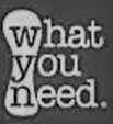 Wyn- What You Need (device) Device mark 5897783 Trademark