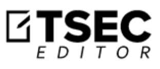 Tsec Editor Device mark 5899512 Trademark