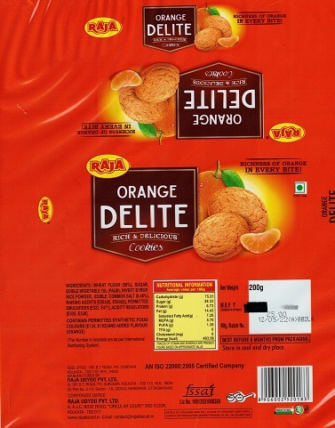 Raja Orange Delite Device mark 5908039 Trademark