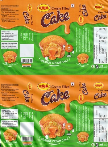 Raja Cream Filled Cake Device mark 5908021 Trademark