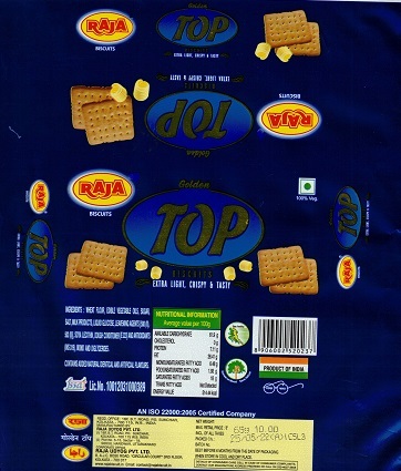 Raja Golden Top Device mark 5908032 Trademark