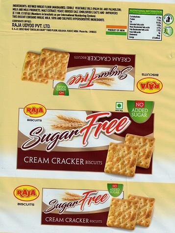Raja Sugar Free Cream Cracker Device mark 5908035 Trademark