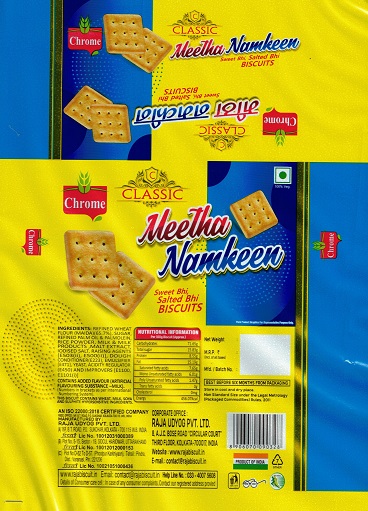 Chrome Classic Meetha Namkeen Device mark 5908029 Trademark