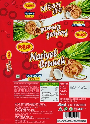 Raja Nariyel Crunch Device mark 5908041 Trademark
