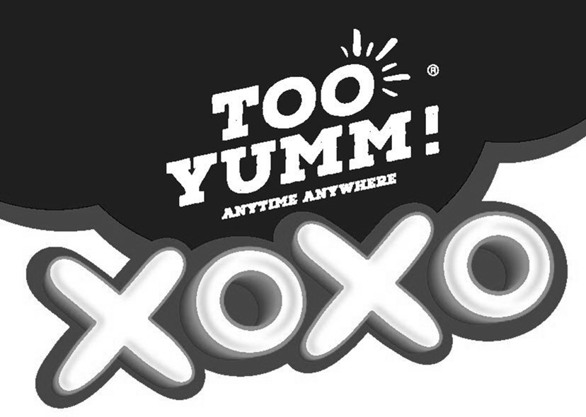 Too Yumm Anytime Anywhere Xoxo (label) Device mark 5911459 Trademark