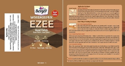 Berger Woodkeeper Ezee Hand Polish Device mark 5926562 Trademark