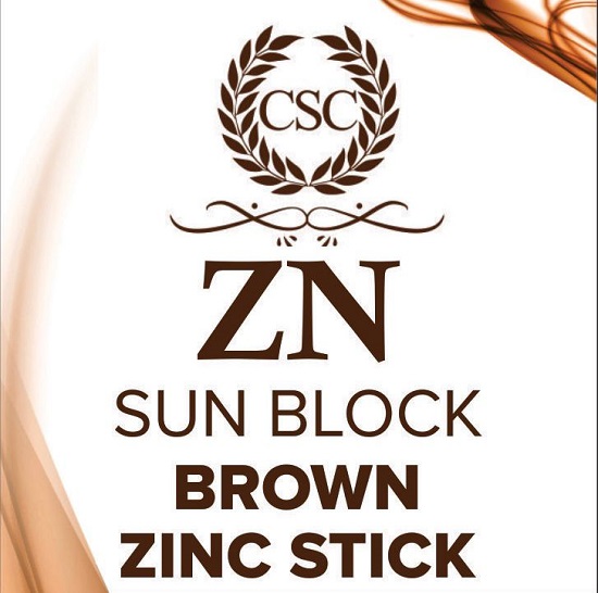 Csc Zn Sun Block Brown Zinc Stick Device mark 5930700 Trademark