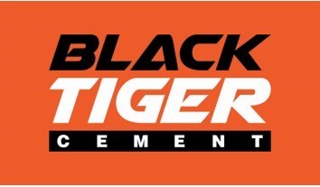 Black Tiger Cement-with Orange Background ( Logo ) Device mark 5932222 Trademark