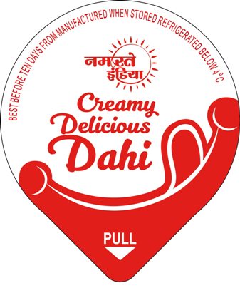 Namaste India Creamy Delicious Dahi Device mark 5934091 Trademark