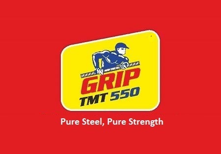 Grip Tmt 550 With Tagline Pure Steel, Pure Strength Device mark 5938004 Trademark