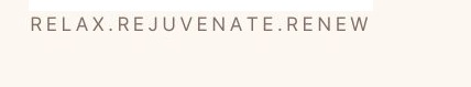 Relax.rejuvenate.renew Device mark 5943422 Trademark