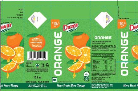 Device Of Davat Orange Device mark 5958426 Trademark