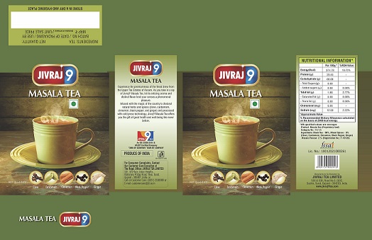 Jivraj9 Masala Tea Device mark 5960582 Trademark