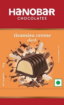 Hanobar Chocolates Tiramisu Creme Dark Device mark 5962200 Trademark