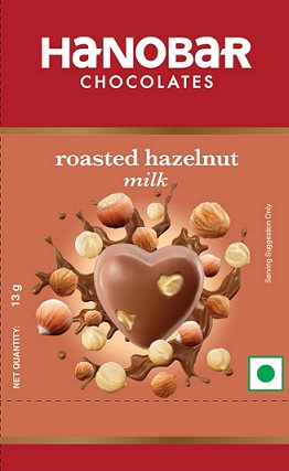 Hanobar Chocolates Roasted Hazelnut Milk Device mark 5962199 Trademark