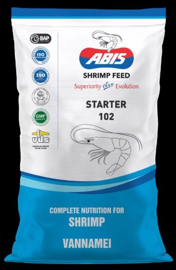 Abis Shrimp Feed Vannamei Along With The Tagline Superiority Thru Evolution Device mark 5963714 Trademark