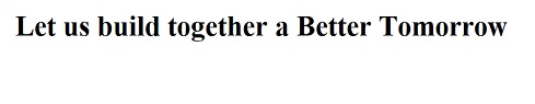 Let Us Build Together A Better Tomorrow Device mark 5968495 Trademark