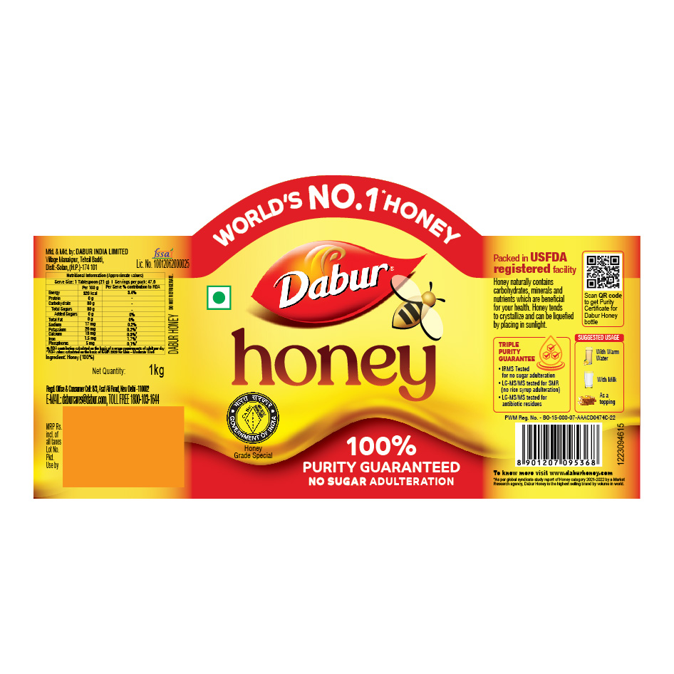 Dabur Honey Device mark 5969780 Trademark