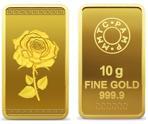 Device Of Gold Bar With Rose Device mark 5970714 Trademark