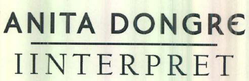 Anita Dongre Iinterpret Device mark 2601966 Trademark