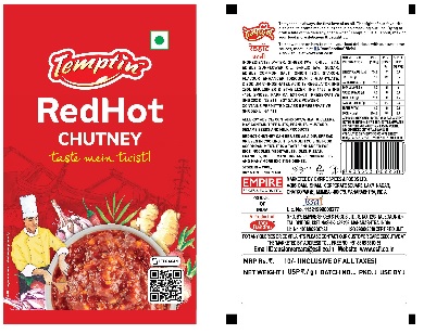 Temptin Redhot Chutney Device mark 5986227 Trademark