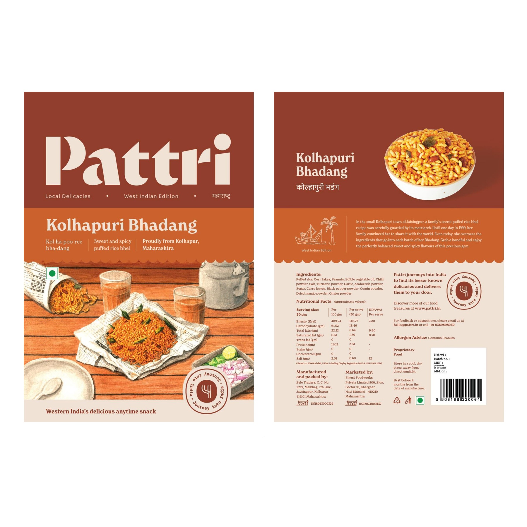 Pattri Kolhapuri Bhadang Label Device mark 5988701 Trademark