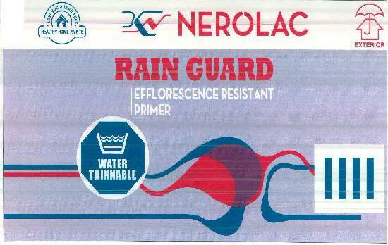 Nerolac Rain Guard Efflorescence Resistant Primer Device mark 2470561 Trademark